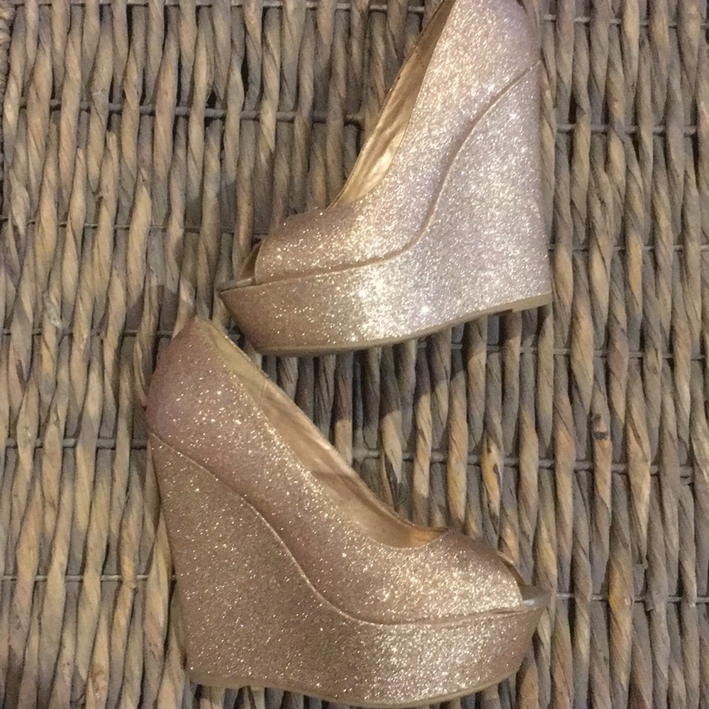 Super glitter wedges from Deb